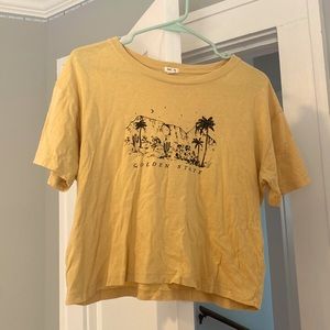 Garage Yellow Graphic Tee (size M)